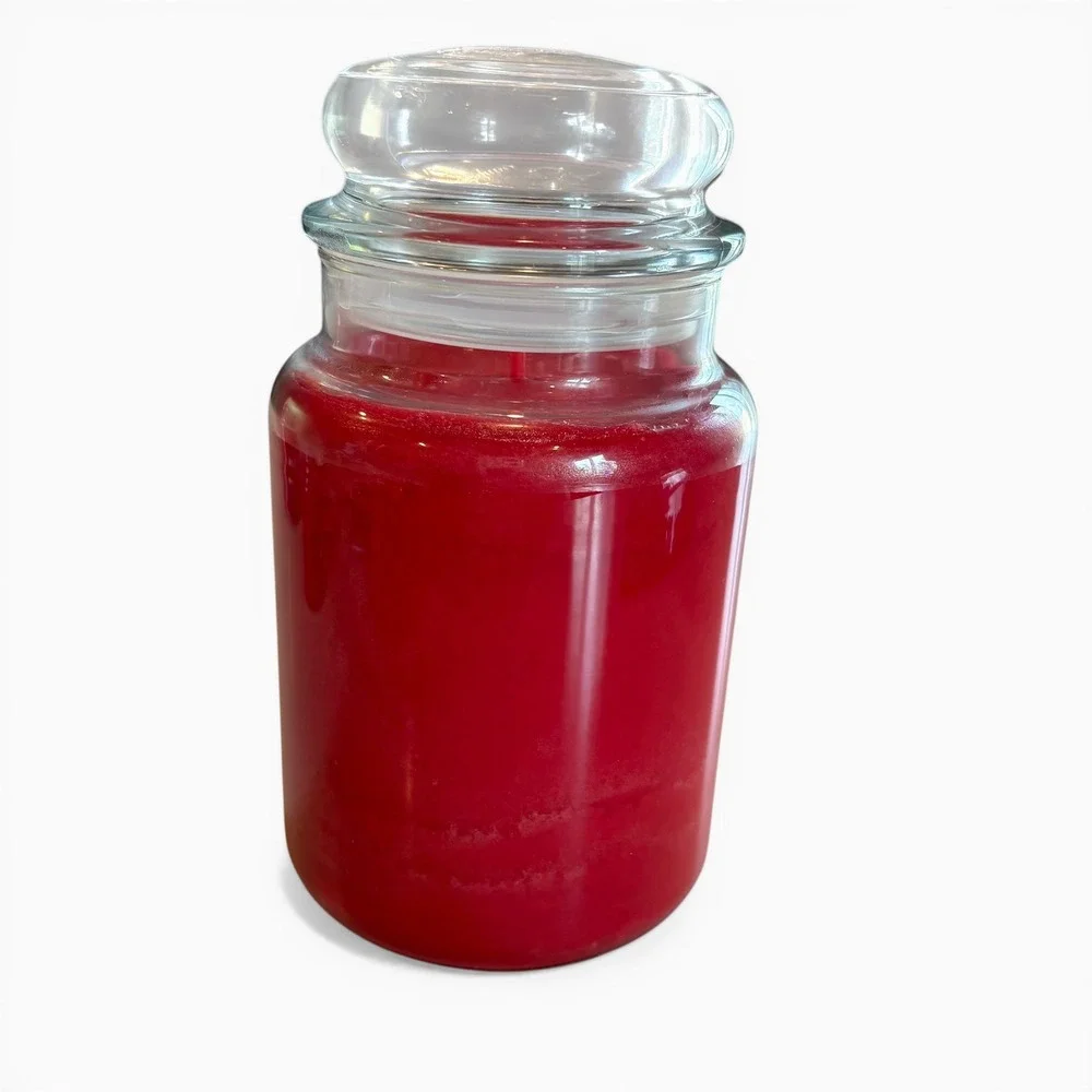 Yankee Candle Retired Fragrance True Rose Large Jar Candle 22‎ oz Red